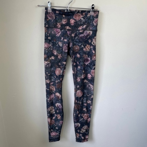 lululemon floral wunder under high rise tight 28" luxtreme - Picture 3 of 8